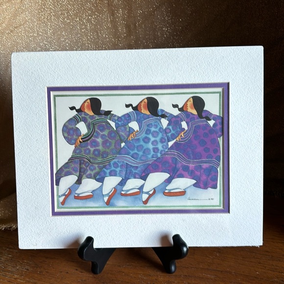 1991 Barbara Lavalee “Chorus Line” matted print sealed in original packaging - Picture 1 of 7